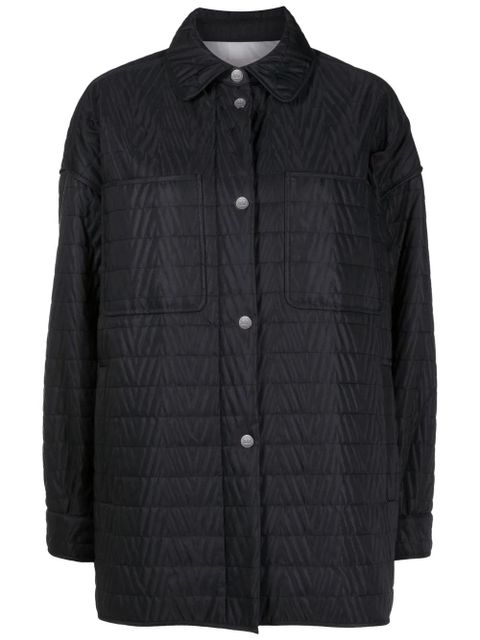 Valentino Garavani chevron-quilt jacket - Black - zdjęcie produktu nr 1