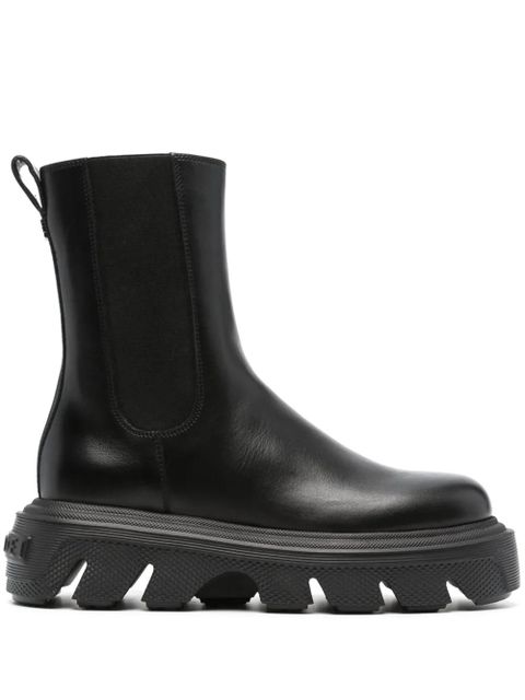 Casadei Generation C leather ankle boots - Black - zdjęcie produktu nr 1