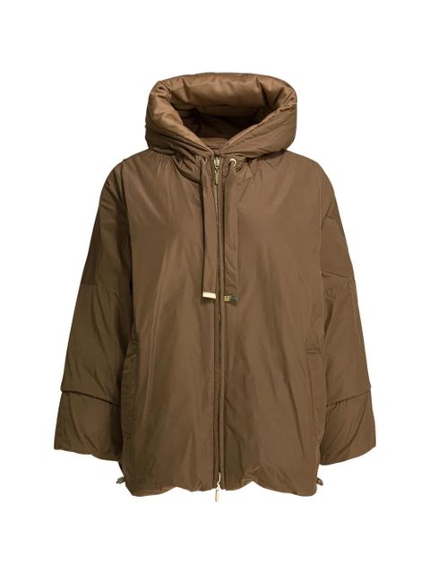 Max Mara hooded puffer coat - Brown