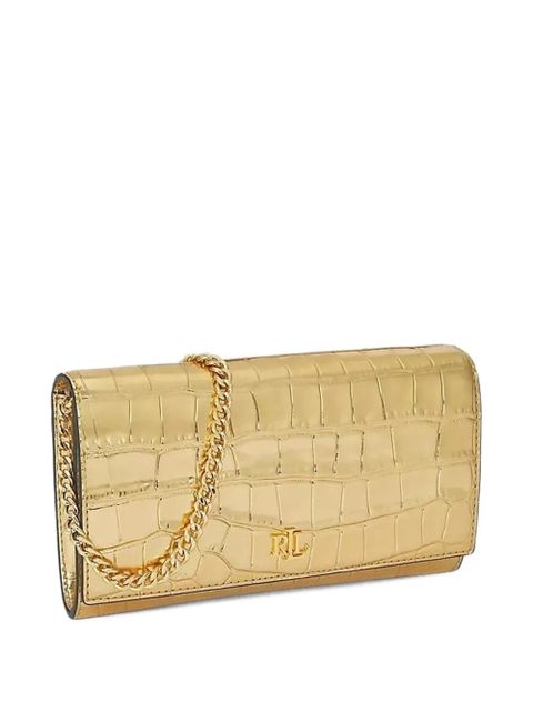 Lauren Ralph Lauren embossed clutch bag - Gold - zdjęcie produktu nr 1