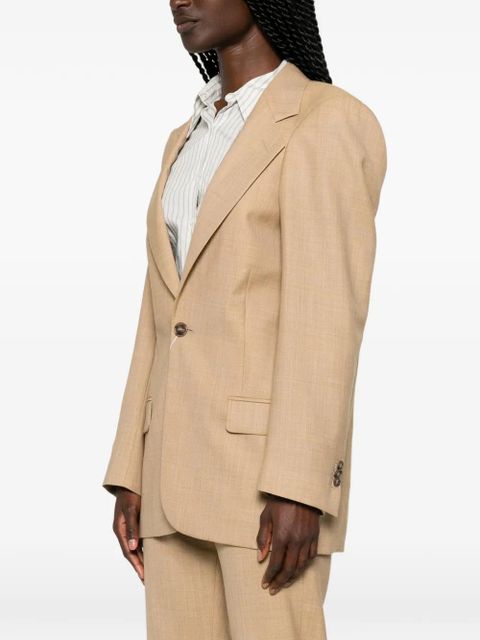 MM6 Maison Margiela single-breasted blazer - Neutrals