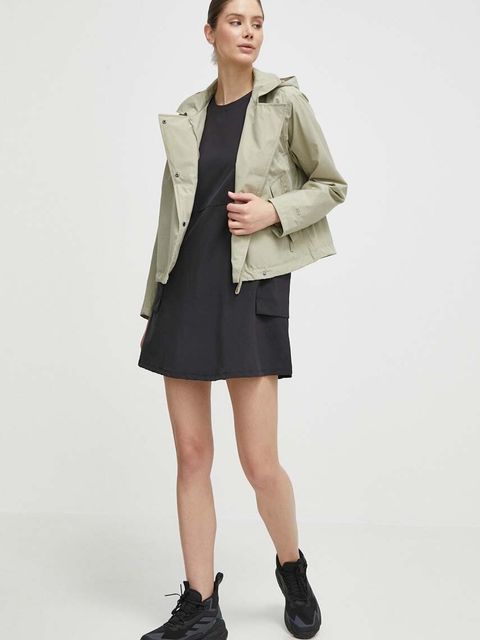 Helly Hansen sukienka sportowa Viken kolor czarny mini prosta 62820