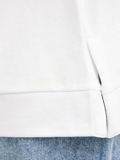 United Colors of Benetton bluza bawełniana damska kolor biały z kapturem gładka 3UNID500R