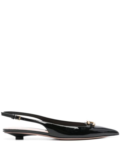Valentino Garavani The Bold Edition VLogo 20mm ballerina shoes - Black - zdjęcie produktu nr 1