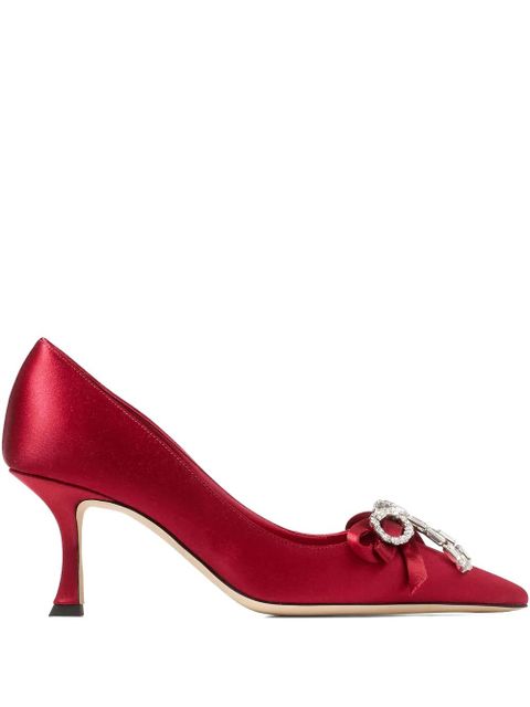 Jimmy Choo 70mm Auria pumps - Red - zdjęcie produktu nr 1