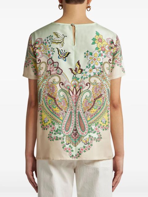 ETRO printed t-shirt - White
