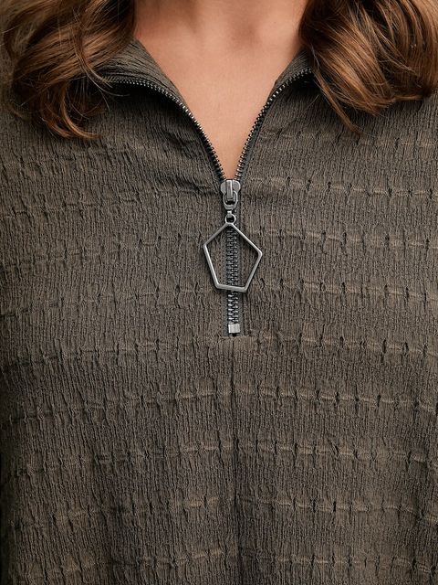 Joseph Ribkoff bluzka damska kolor zielony gładka 253028