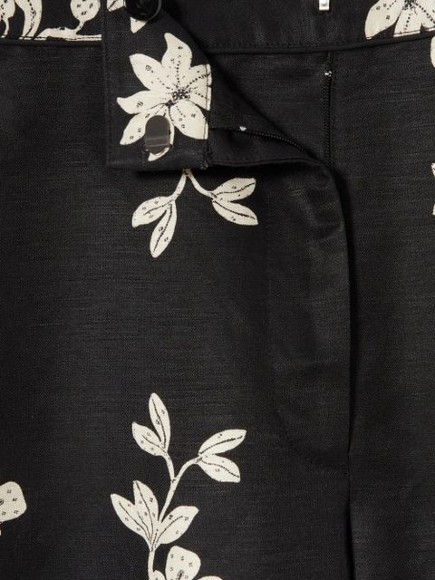 Claudie Pierlot floral-print trousers - Black