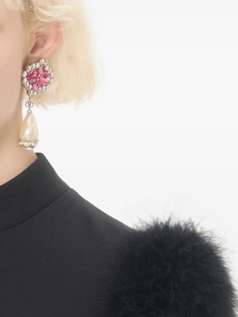 Valentino Garavani Pas Plus teardrop earrings - Silver - zdjęcie produktu nr 2