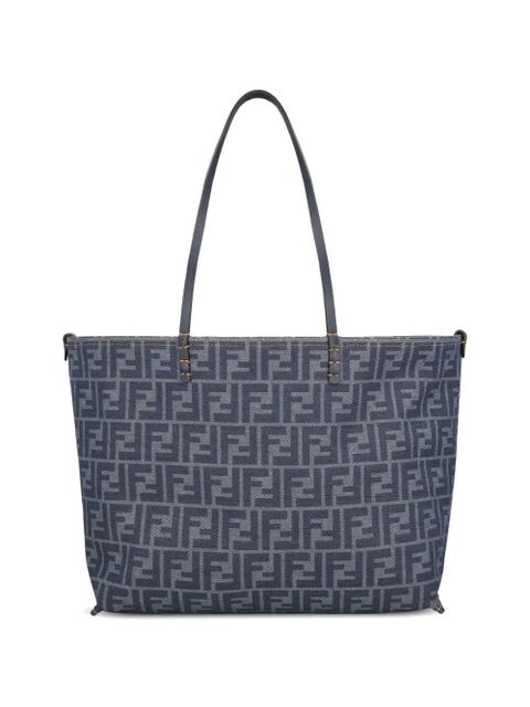 FENDI logo-pattern tote bag - Blue