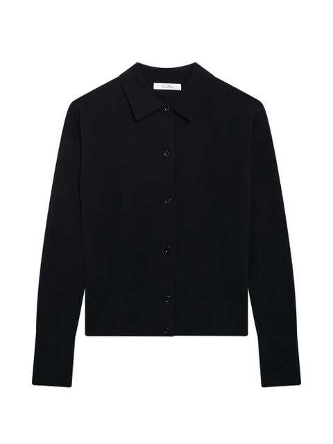 Max Mara buttoned collared cardigan - Black - zdjęcie produktu nr 1