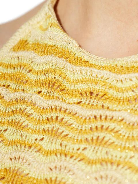 Cult Gaia Erina knit mini dress - Yellow