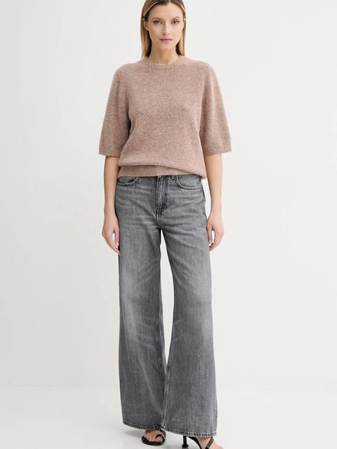 Gestuz sweter wełniany damski kolor beżowy lekki 10909996 - zdjęcie produktu nr 2