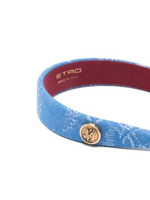 ETRO print button hair accessory - Blue - zdjęcie produktu nr 2