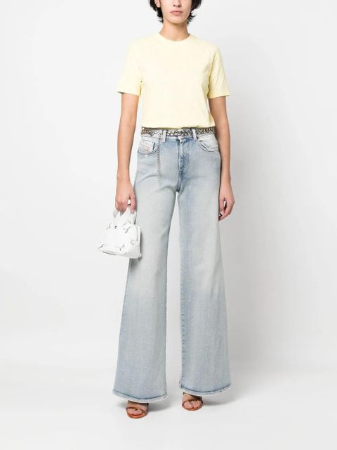 Diesel logo-print short-sleeve T-shirt - Yellow