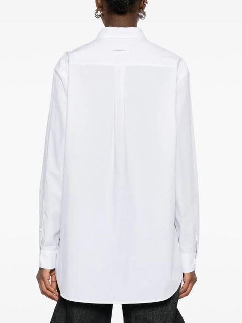 Jean Paul Gaultier rose-print shirt - WHITE