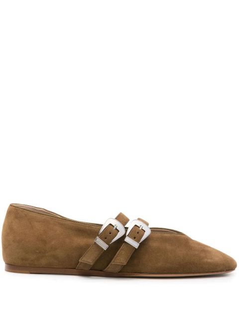 Le Monde Beryl Claudia suede ballerina shoes - Neutrals - zdjęcie produktu nr 1