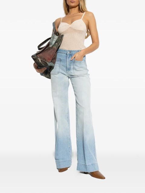 Victoria Beckham ribbed-knit tank top - Neutrals - zdjęcie produktu nr 2