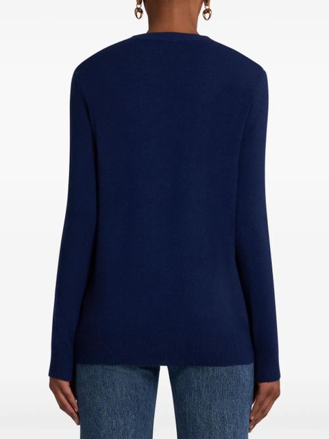 ETRO panelled cardigan - Blue