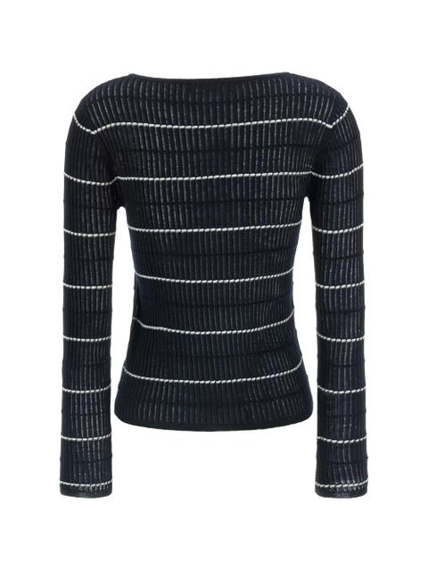 Max Mara Pedone ribbed striped sweater - Blue - zdjęcie produktu nr 2