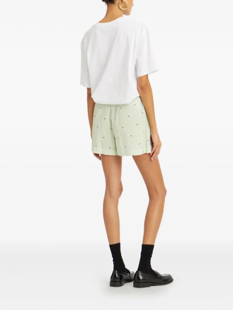 ROTATE BIRGER CHRISTENSEN striped shorts - Green