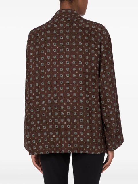 Moschino Silk Shirt - Brown