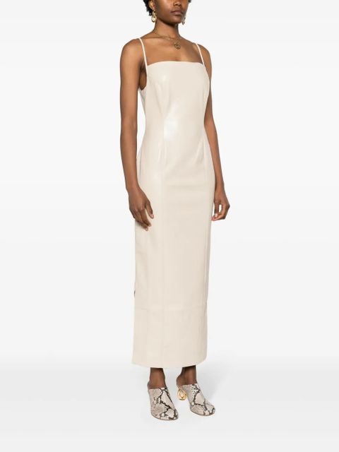 Nanushka Ilara slip midi dress - Neutrals