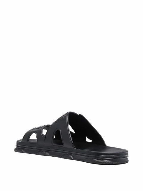 GCDS logo-strap sandals - Black - zdjęcie produktu nr 2