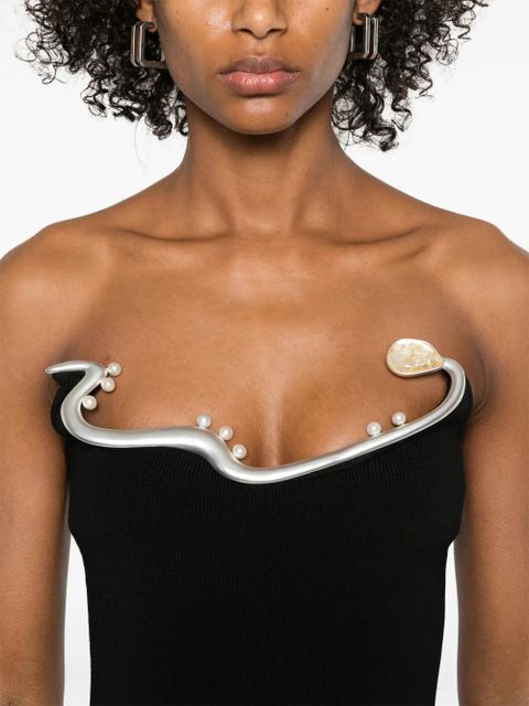 Christopher Esber Mollusk mini dress - Black