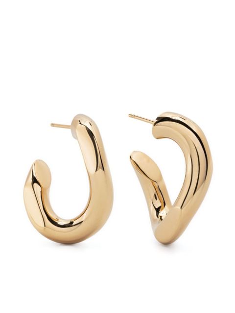 ISABEL MARANT Links sculpted-hoop earrings - Gold - zdjęcie produktu nr 1