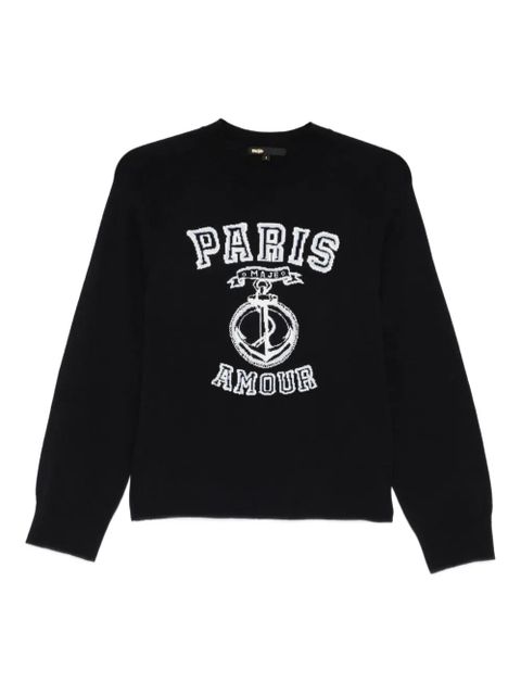 Maje paris motif sweatshirt - Blue - zdjęcie produktu nr 1
