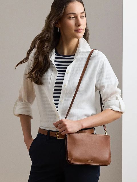 Lauren Ralph Lauren torebka skórzana