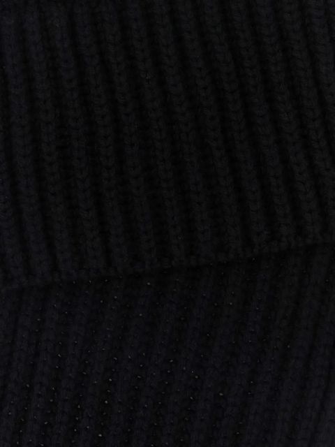 Gucci logo-embroidered scarf - Black - zdjęcie produktu nr 2