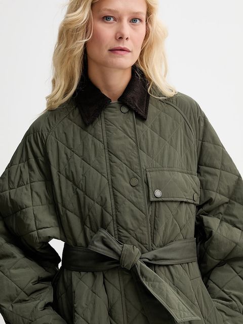 Weekend Max Mara kurtka COCCOLE kolor zielony przejściowa oversize 2525496092600