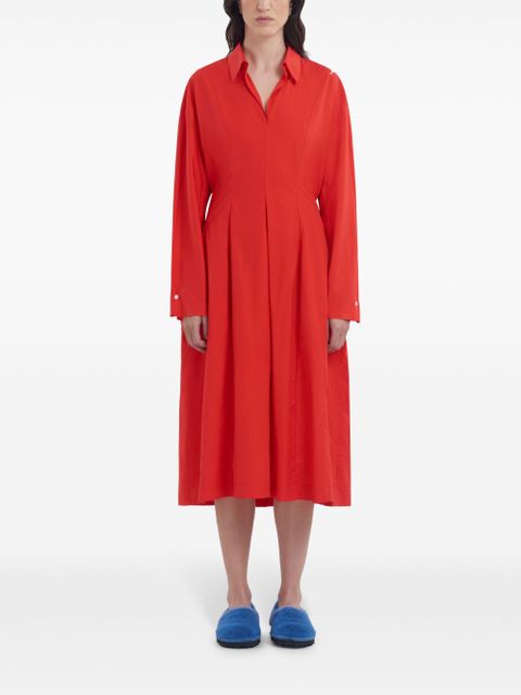Marni cotton midi dress - Red