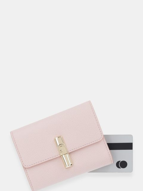 Furla portfel skórzany damski kolor różowy WP00564 ARE000 4355S