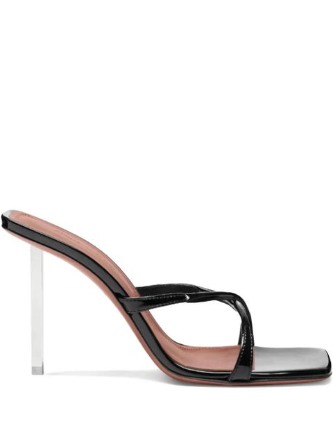 Amina Muaddi 95mm Adriana sandals - Black - zdjęcie produktu nr 1