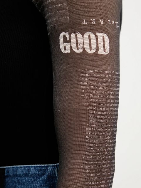 Desigual longsleeve LISBOA kolor czarny 25WWTK30