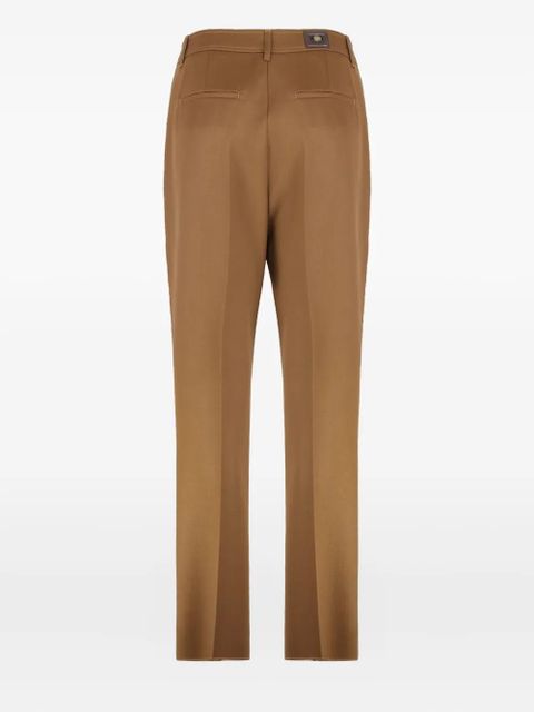 Max Mara pleated wool gabardine trousers - Brown - zdjęcie produktu nr 2