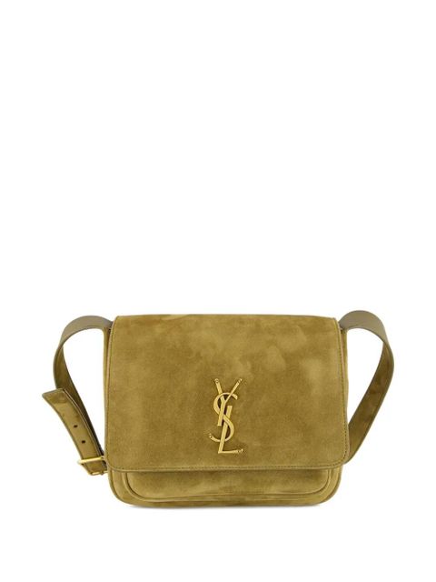 Saint Laurent small Niki suede satchel bag - Green