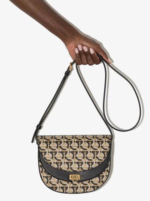 Ferragamo Gancini crossbody bag - Neutrals