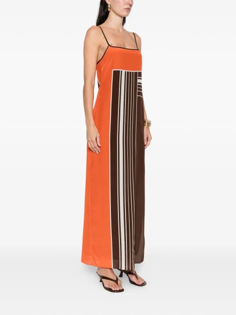 SIR. Destino striped maxi dress - Brown - zdjęcie produktu nr 2