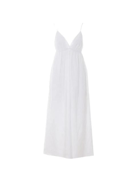 Eleh spaghetti-strap A-line midi dress - White - zdjęcie produktu nr 1