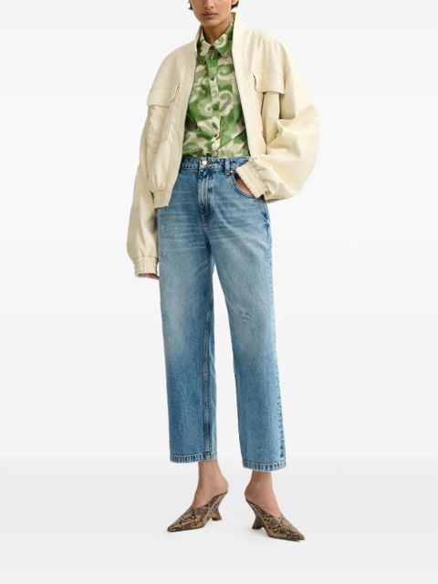 Essentiel Antwerp floral-print shirt - Green