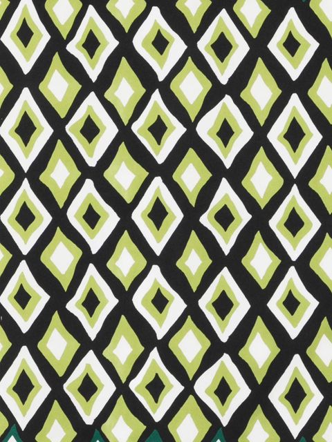 Lanvin diamond-print scarf - Black - zdjęcie produktu nr 2