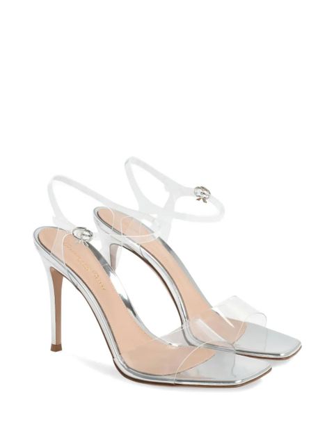Gianvito Rossi 95mm Cher heeled sandals - White - zdjęcie produktu nr 2