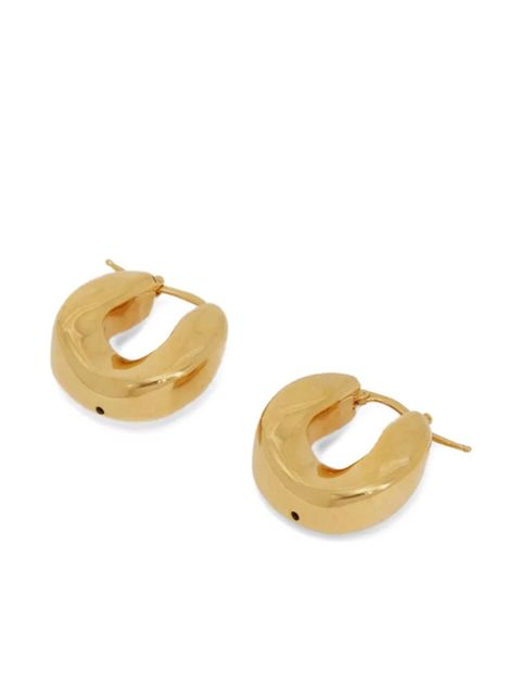 Jil Sander hoop earrings - Gold - zdjęcie produktu nr 2