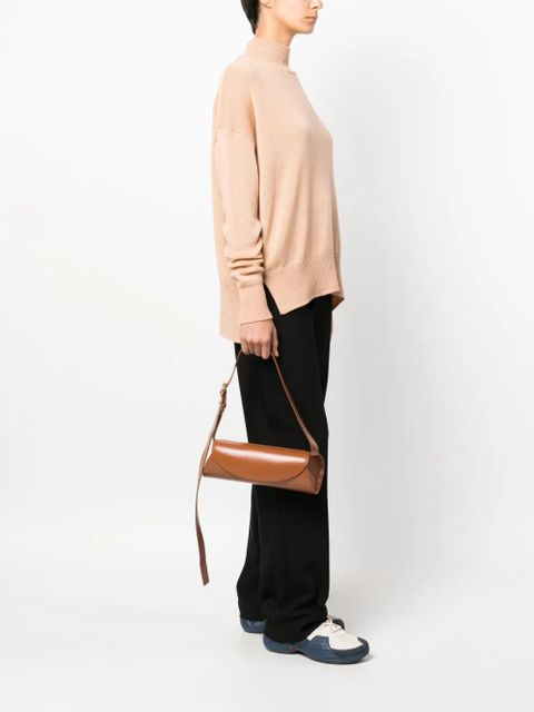 Jil Sander small Cannolo shoulder bag - Brown