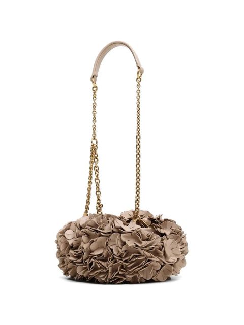 Chloé flower appliqué shoulder bag - Neutrals - zdjęcie produktu nr 1