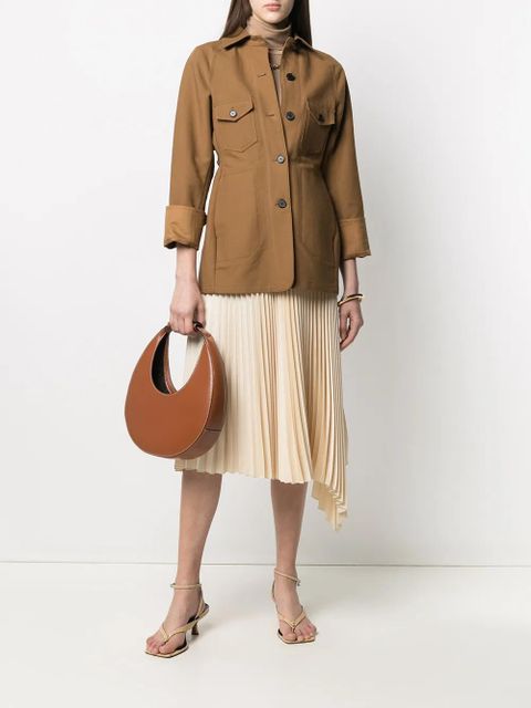 STAUD Moon leather shoulder bag - Brown - zdjęcie produktu nr 2